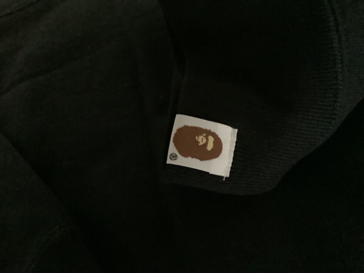 Authentic ape bape x NBHD 2 face half zip pullover hoodie Authentic ape bape x NBHD 2 face half zip pullover hoodie