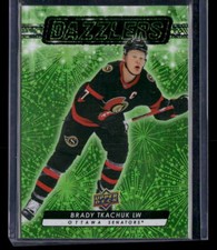 2023-24 Upper Deck #DZ-89 Brady Tkachuk Dazzlers Green Ottawa Senators