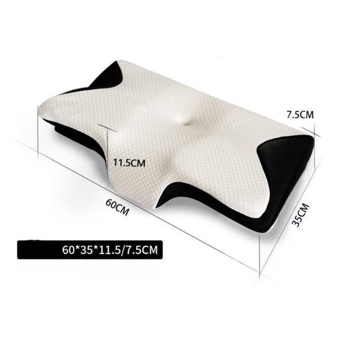 Cervical Neck Pillow Ergonomic Memory Foam Orthopedic Pain Relief Neck Support - Picture 12 of 15