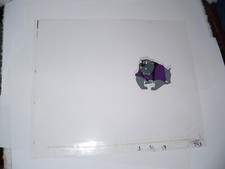 ALL DOGS GO TO HEAVEN - Original Animation Cel Authentic Production Art Carface