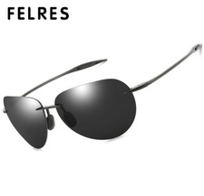 Ultra Light Rimless Sunglasses For Men Women Outdoor Driving Fishing Glasses New