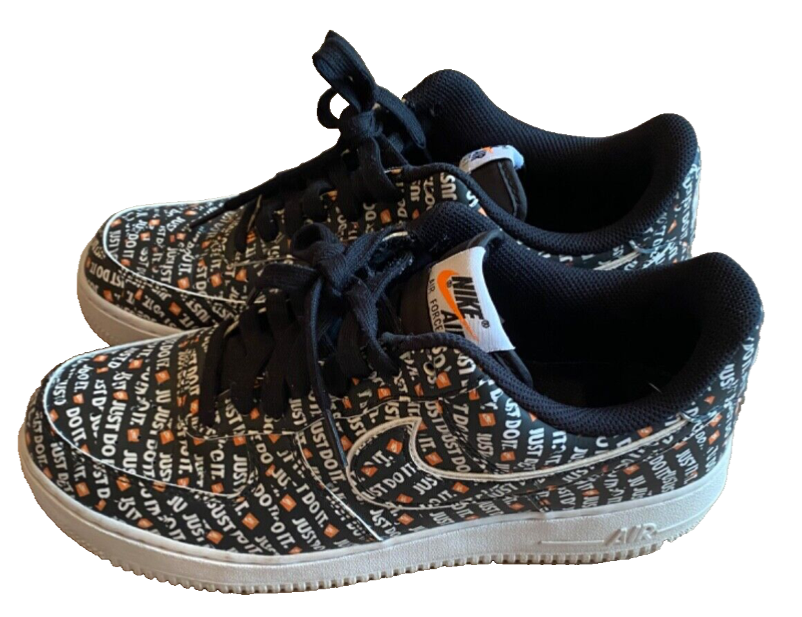 Nike Air Force 1 Just Do It All Over Print Low A06296-001 Size 9