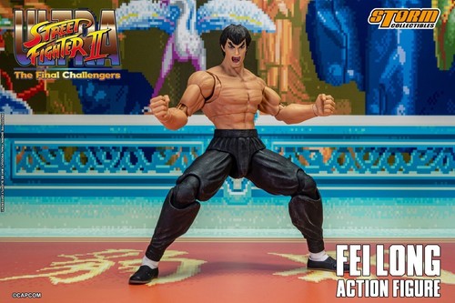 Storm Toys CPSF24 1/12 ULTRA STREET FIGHTER II FEI LONG Collectible Figure Model - Picture 17 of 20