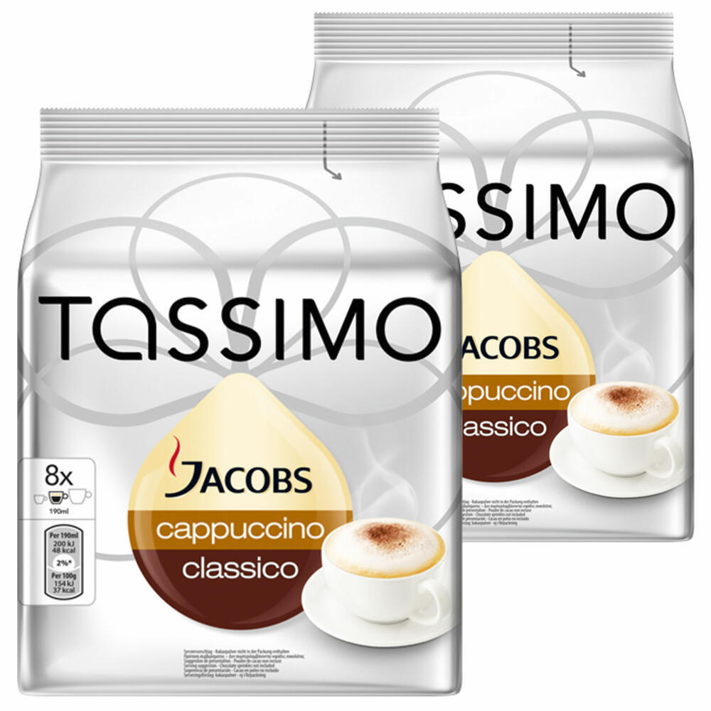 Tassimo King Of Joe Cappuccino T-Discs | 8 Servings Per Box | Single Pack (UPC 043000072691) 6 thumbnail image