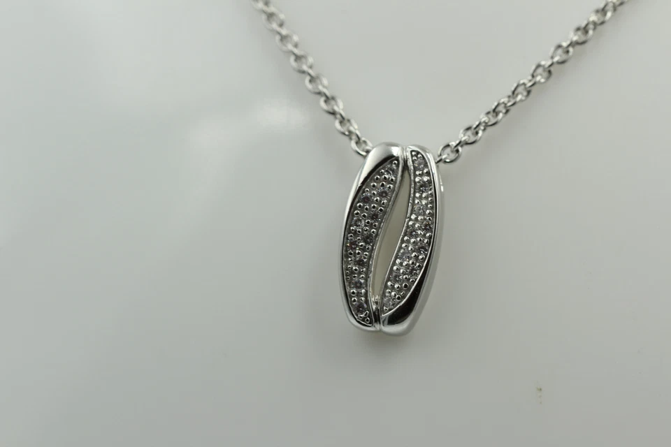 Fossil Jewelry Damen-Kette Silber 925 Sterlingsilber mit Zirkonia FOSSIL - Bild 3 von 4