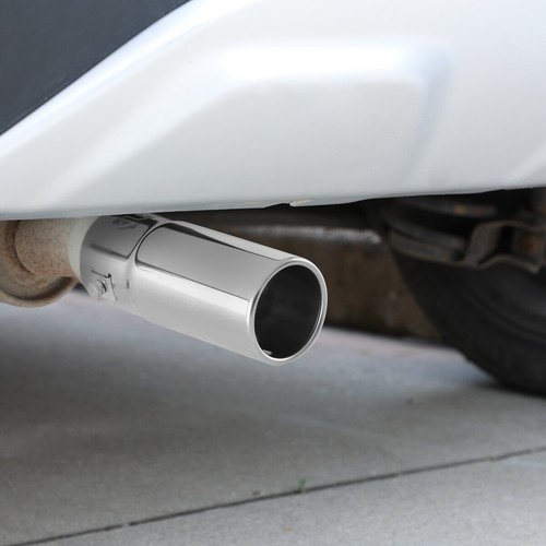 Paquete de 2 tubos de escape silenciadores de coche acero inoxidable cromo ajuste 1,5 - 2 pulgadas 🙂 - Imagen 4 de 6