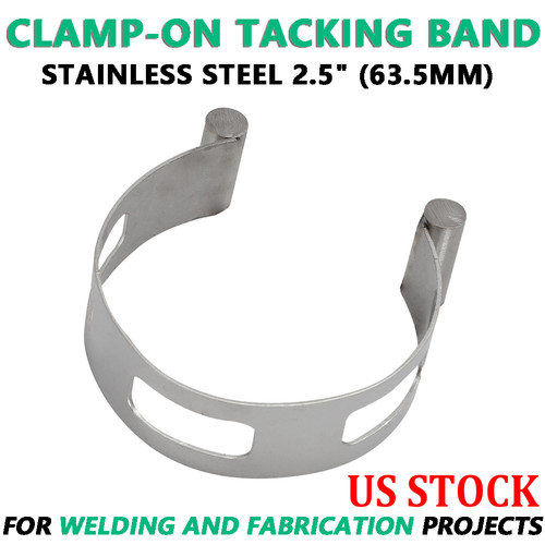 2.5" Tacking Band Clip For Welding Fabrication Project Stainless Clamp 63.5mm US - Picture 1 of 9