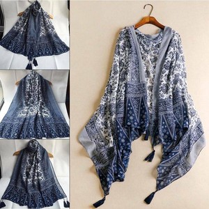 Vintage-Women-039-s-Warm-Winter-Tassel-Pashmina-Cashmere-Long-Scarf-Shawl-Wrap-New