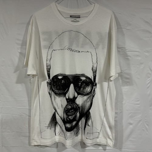 Kanye West Merchandise Kanye Iced Out Grill Face Portrait Shirt Herren XL 2011