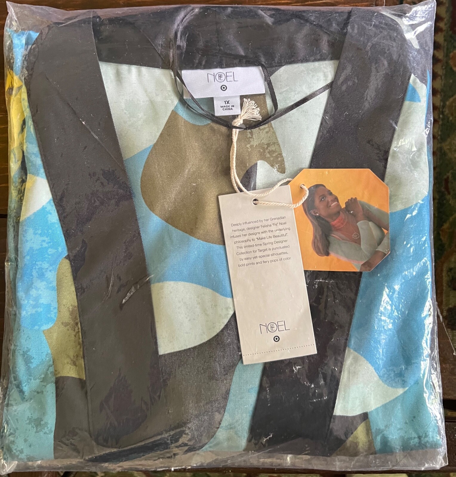 Target X Fe Noel Sold Out Mix Paint Cover Up Dress 1X image 2