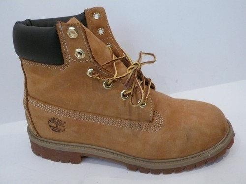 TIMBERLAND Kid's Wheat Nubuck Classic 6" Boots Sz 6.5M - Picture 2 of 12