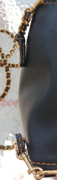 Coach 1941 Turnlock Saddle Crossbody Black w/Metal & Leather