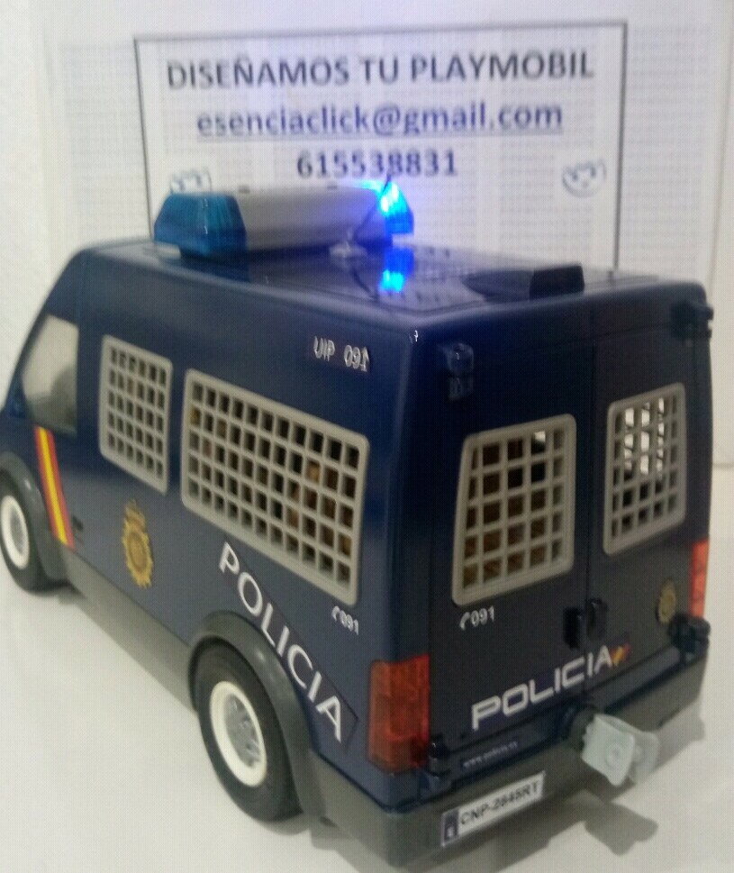 Policía Nacional Playmobil Furgon De Policia Furgon De Policia