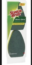 3M  Scotch-Brite  Heavy Duty  Dishwand Scrubber Refill  2 pk