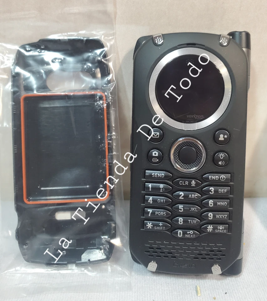 CASIO GZONE BRIGADE RUGGED FLIP KEYBOARDCELLPHONE SOLD AS NOVELTY COLLECTIBLE - Image 3 of 4