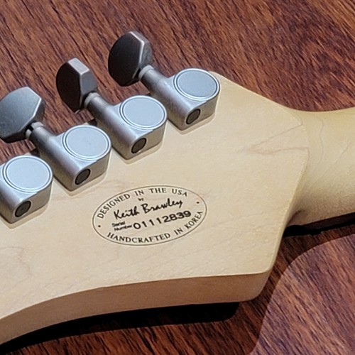 Keith Brawley E-Gitarre mit Softshell Cover - Bild 11 von 11