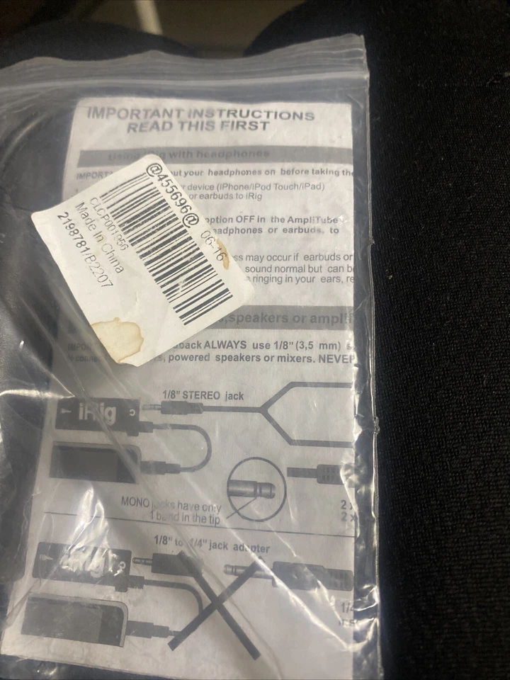 Guitar Interface I-rig Line Converter for Phone Audio Interface - Image 2 of 2