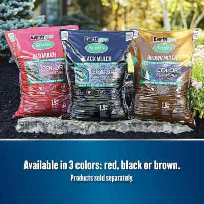 Earthgro 1.5 cu ft Brown Wood Mulch Bag Shredded Landscape Garden