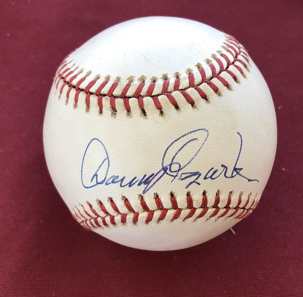 AUTOGRAPHED MLB OFFICIAL NL BASEBALL DANNY OZARK DODGERS PHILLIES 