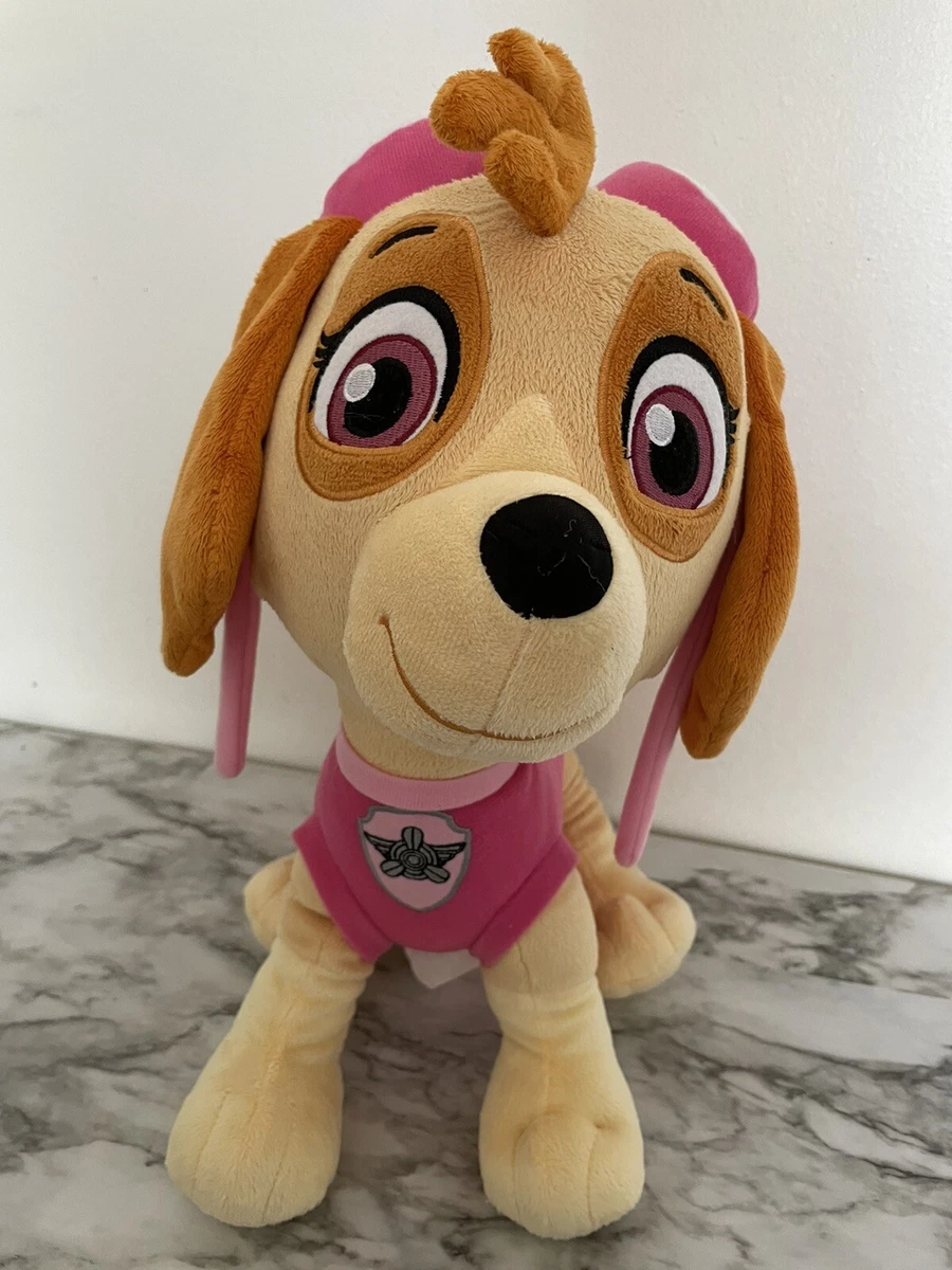 Large Paw Patrol Skye Plush Nickelodeon Stuffed Girl Puppy Dog Pink Sky 16