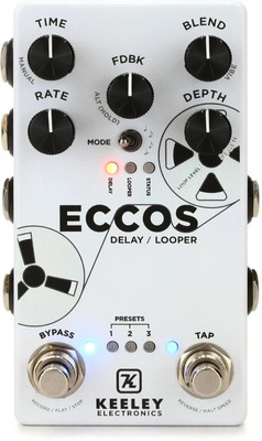 Keeley Eccos Tape Delay Looper Guitar Effects Pedal FREE SHIPPING
