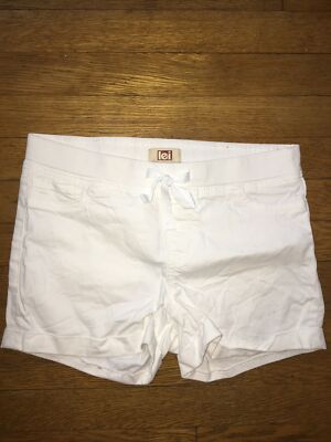Lei white dorm shorts size small juniors womens UK - Main Image