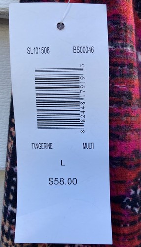 Skirt Woman’s Soft & Cozy Red Plaid Allison Taylor Sz L Bellow The Knee New - Picture 5 of 7