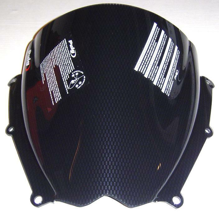 07-08 GSXR 1000 Carbon PUIG Racing Double Bubble Windshield