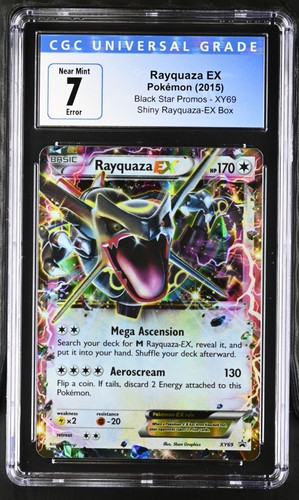 Rayquaza-EX graded CGC 7 for sale on eBay