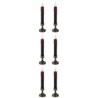 6 Pcs Halloween Candle Shape Lamps LED Decorative Lights for Home Party