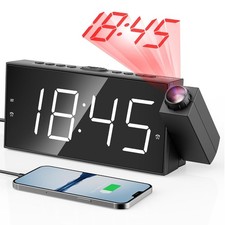 Projektionswecker mit 7 Zoll LED Display 180 ...