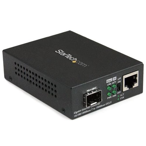 Startech.Com Gbe Fiber Media Converter emplacement Sfp ouvert