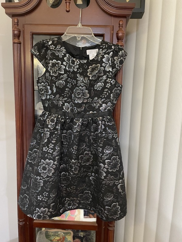 Girls Lavender Size 12 Black And Silver Dress Dressy