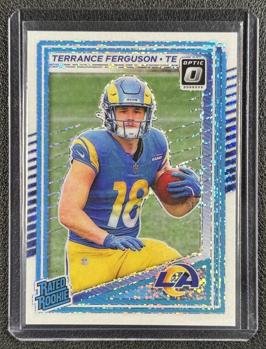 TERRANCE FERGUSON 2025 PANINI DONRUSS OPTIC #244 ROOKIE WHITE SPARKLE PRIZM SP