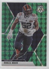 2020 Panini Mosaic Green Mosaic Prizm Khalil Mack #40 13wb