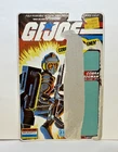 GI Joe Cobra Eels Eel 1985 v1 *FULL CARD BACK* Uncut Vintage Original File Card