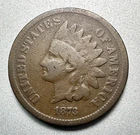 1873  OPEN 3  INDIAN CENT   GOOD+   BETTER DATE  #2056