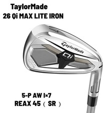 Taylormade 26 Qi MAX LITE Iron 5 P AW 7 piece set REAX 45 SR