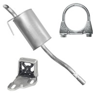 EndschalldäMpfer Auspuff Endtopf Renault Clio 2 Ii B 1.2I 1.4I 1.6I SchräGheck