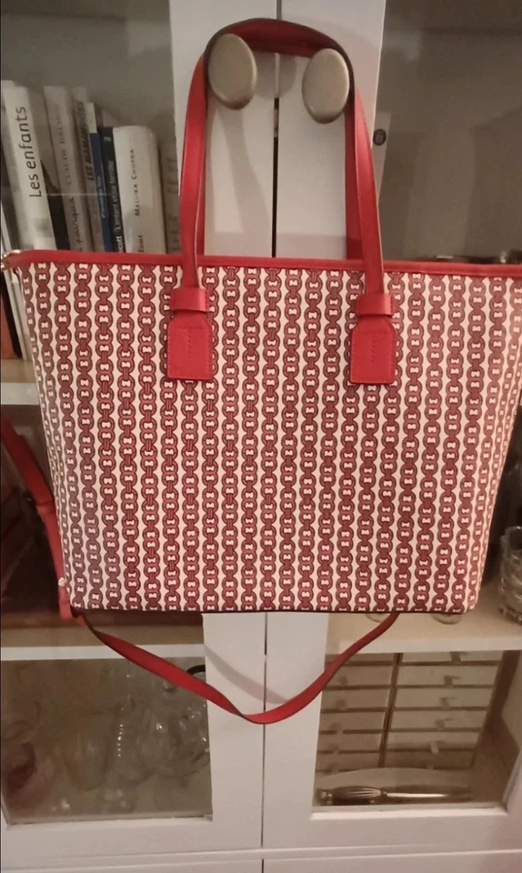 Sac Tory Burch rouge Gemini Link's NEUF - Photo 3/4
