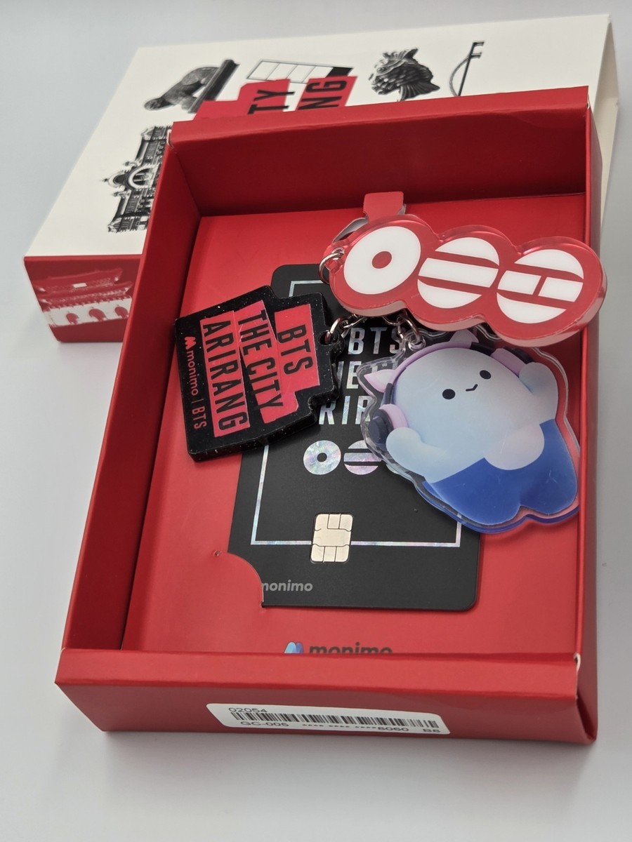 BTS THE CITY ARIRANG SEOUL Limited Edition Keychain Gift Card Set