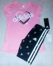 Adidas Girls Youth 2pc Short Set - 6y