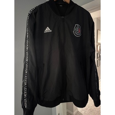 Adidas Mexico National Team Bomber Jacket Men's XL Black 2019 Gold Cup DP0221