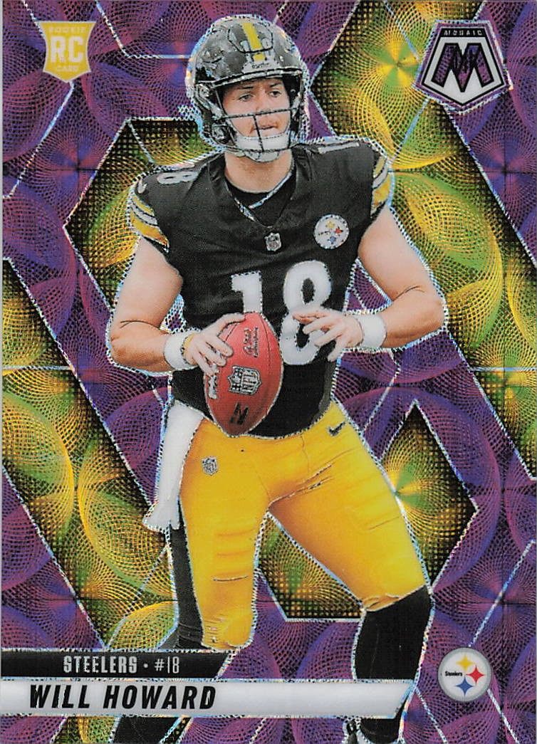 2025 Panini Mosaic Will Howard Purple Scope #318