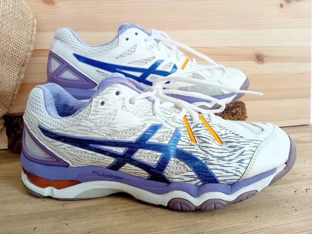 Blue Netball Shoes Size ASICS Netburner Ballistic FF Women's