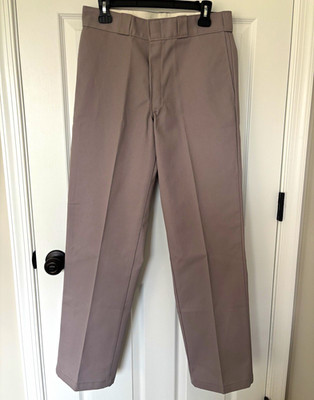 Dickies 874 Original Fit Men's Work Pants Gray 32x32 Cotton/Poly Twill