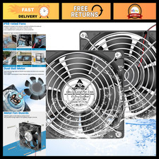 IP68 Waterproof 120mm x 25mm High-Speed Fan - 12V DC, Dual Ball Bearings, Quiet