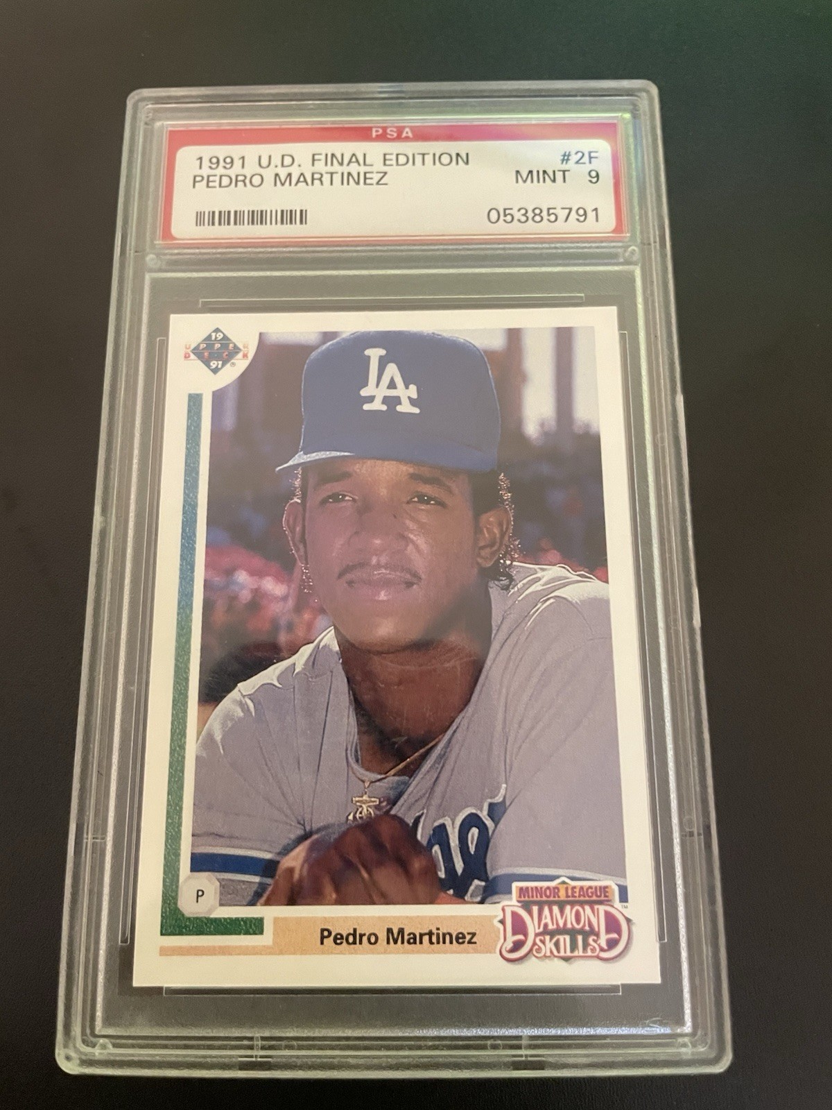 1991 Upper Deck Baseball UD Final Edition #2F Pedro Martinez PSA 9 Rookie RC