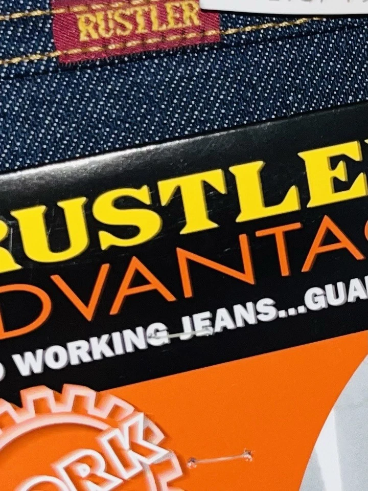 RAW DENIM VINTAGE DEAD-STOCK NWT 34x29 Made In USA-Heavyweight Jean-RARE-NICE! - Image 3 of 4