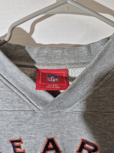 Sudadera De Colección Chicago Bears Para Hombre XXL Gris Años 90 NFL - Imagen 3 de 4